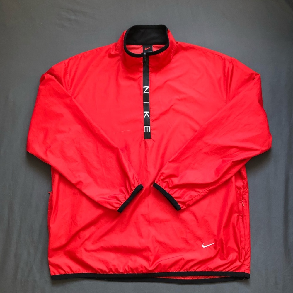 Nike quarter-zip windbreaker black tag